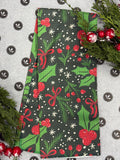 Geometry Sugarplum Florals Tea Towel