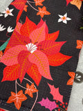 Geometry Poinsettia Tea Towel