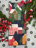 Geometry Alpine Village Tea Towel