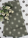 Geometry Snowy Juniper Tea Towel