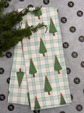 Geometry Jolly Plaid Tea Towel