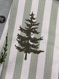 Geometry Fir Real Tea Towel
