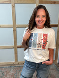 She Loves Jesus And America Too Graphic Tee