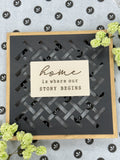 Home Is Where 12" Sign