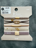 Faith Hair Tie Bracelet Set