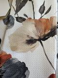 Geometry Moody Poppy Tea Towel