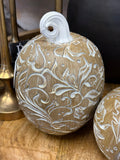 8"x6" Carved Pumpkin