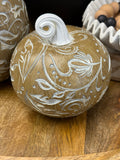 5.5"x5.5" Carved Pumpkin
