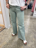 Mid Rise Wide Leg Jeans