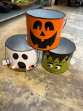 Metal Halloween Bucket