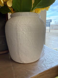 9" Matte White Planter