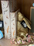 8.5 Gold Bunny Book End