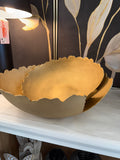 Gold Decorative Bowl with Side Split