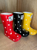 Rain Boot Bud Vase