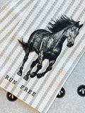 Geometry Run Free Tea Towel