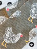 Geometry Hen House Tea Towel