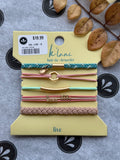 Live Hair Tie Bracelet Set