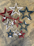 Wood Nesting Americana Stars