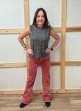 High Rise Slim Straight