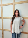 Flowy Ribbed Top