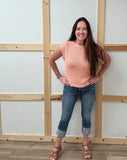 High Rise Cuffed Capri With Tummy Control