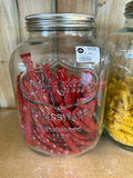 10"x6" Glass Apothecary Jar With Lid