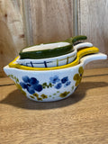Set Of 4 Stoneware Measuring Cups