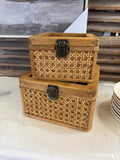 Cane Box with Glass Top