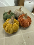 4x4 Fabric Textured Pumpkin