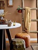 50"x60" Latte Throw with Braided Tassels
