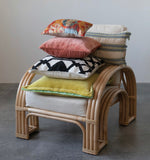 20x20 Woven Wool & Cotton Black & White Pillow