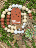 Be Mine 36" Wood Bead Garland