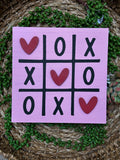 Valentine Tic-Tac-Toe Sign