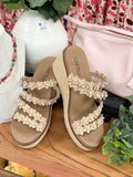 Lets Be Friends Wedge Sandal