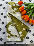 Geometry Sweet Green Double Sided Tea Towel