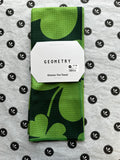 Geometry Clever Clover Tea Towel