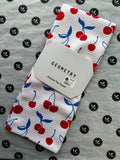 Geometry Very Cherry Tea Towel