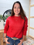 Rochelle Cable Knit Sweater