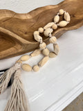 45" Wood Bead Garland