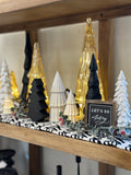 LED Gold Glass Tree