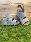GUILTY PLEASURE FAUX SUEDE SANDAL