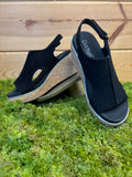 Carley Corduroy Wedge Sandal