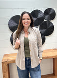 Button Down Lightweight Shacket