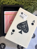 Resin Card Box with Deck of Cards