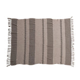 60x50 Cotton Throw with Fringe