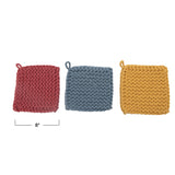 Cotton Crocheted Pot Holder