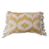 24"x16"  Cotton Lumbar Pillow with Tassels