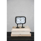 Metal Clock With Duck Feet