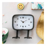 Metal Clock With Duck Feet