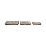 Enameled Wood Tray